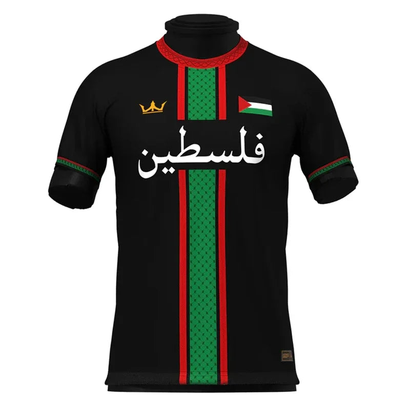 Palestine Flag Football T Shirts